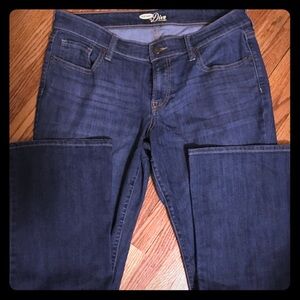 Old Navy Women's Dark Blue Boot Cut Jeans